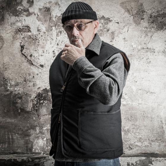 LE GILET "DISCIPLINE" NOIR