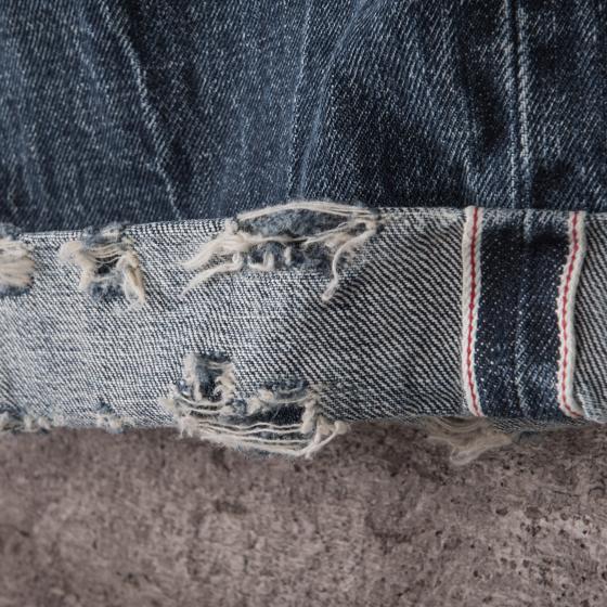 LE PANTALON "PENITENCIER" SELVEDGE USED