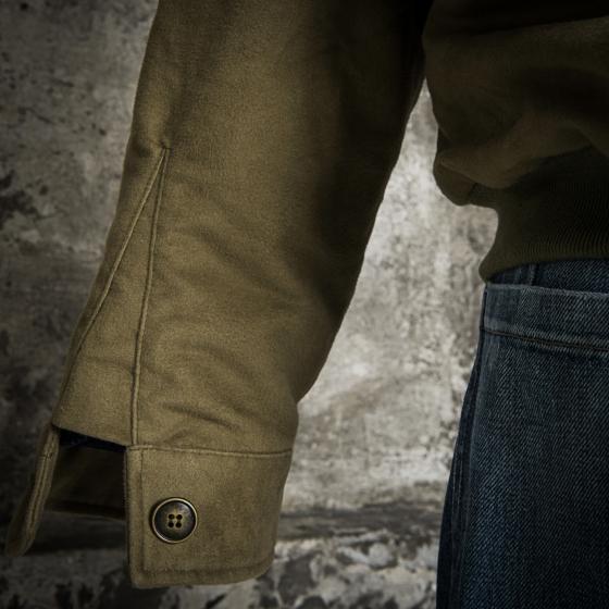 LE BOMBER "70's" EN MOLESKINE