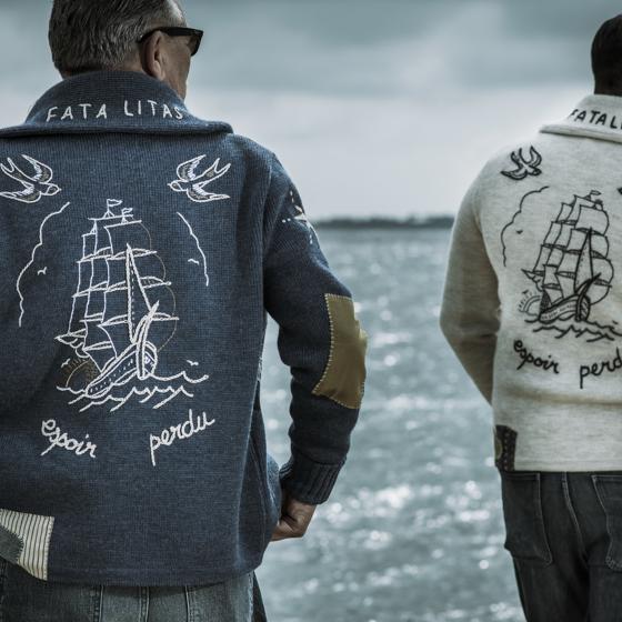 LE CARDIGAN "ESPOIR PERDU" NATUREL