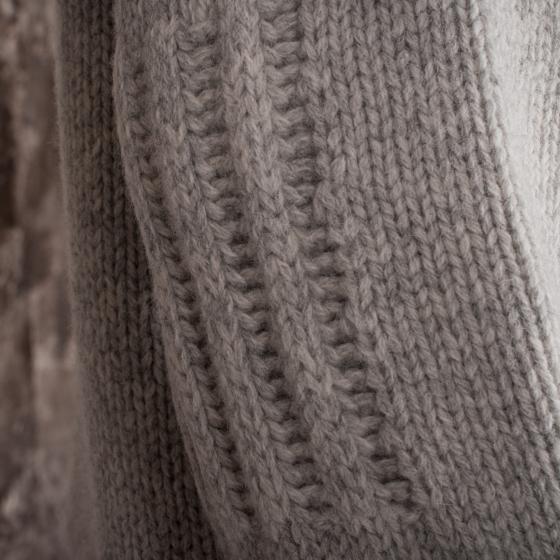 LE PULL "MATAF" GRIS PERLÉ