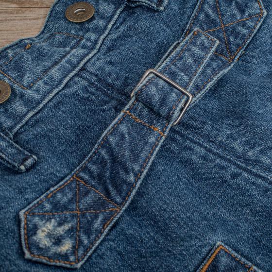 LE SHORT "DENIM CARGO HEAVY USED"