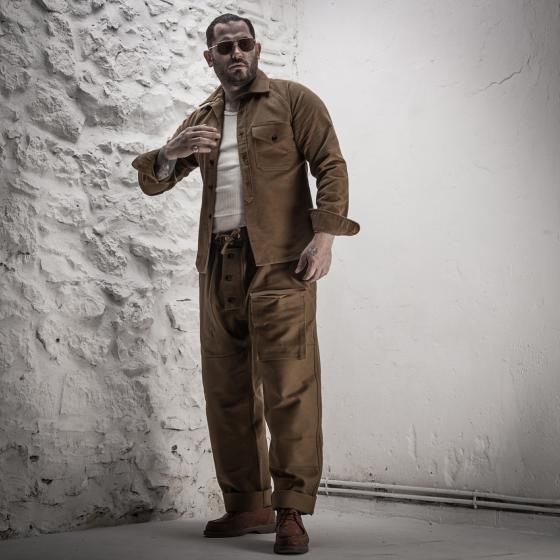 LE PANTALON "SUBMARINER" EN MOLESKINE