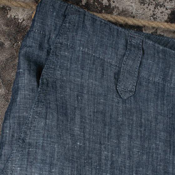 LE PANTALON "LE NERVI" CHAMBRAY