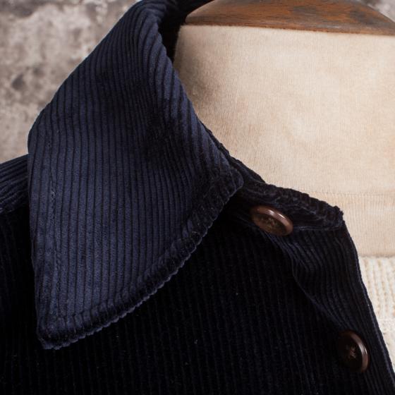 LA SURCHEMISE "BAROUDEUR" VELOURS NAVY