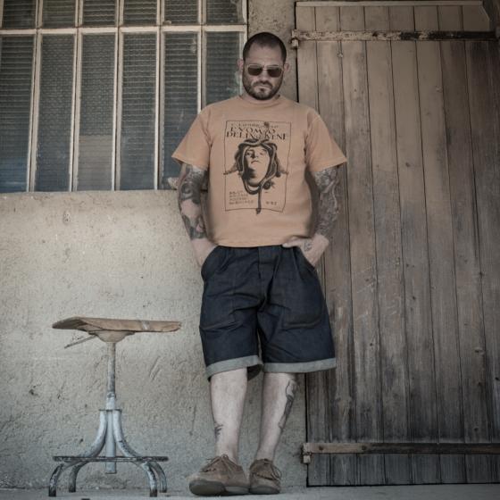 LE TRICOT "L'UOMO DELINQUENTE - CESARE LOMBROSO" OLD YELLOW