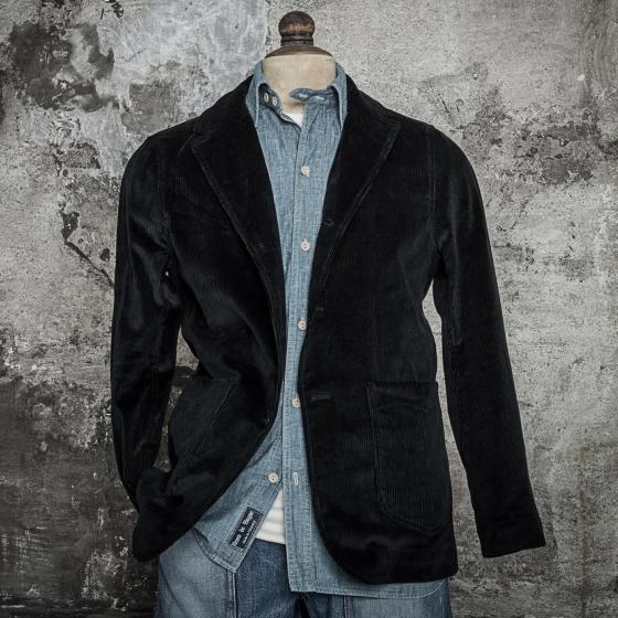 LE BLAZER "ANATOLE" EN VELOURS CÔTELÉ - NOIR