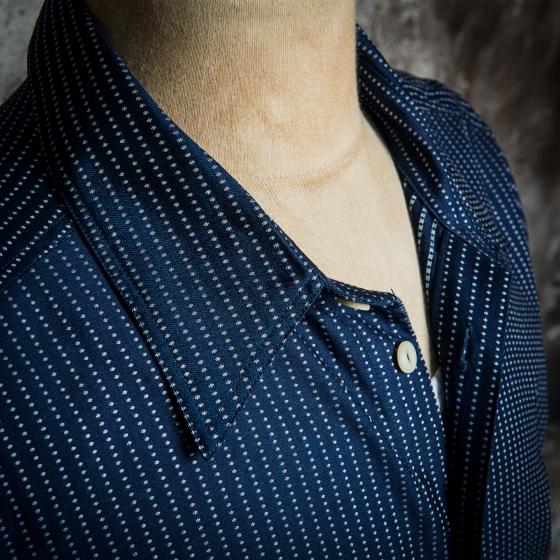 LA CHEMISE "CLASSIQUE" - INDIGO WABASH
