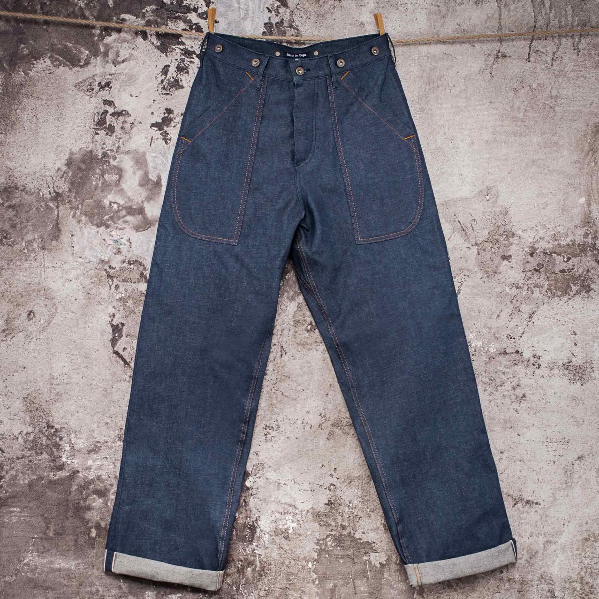 LE DENIM CARGO SELVEDGE