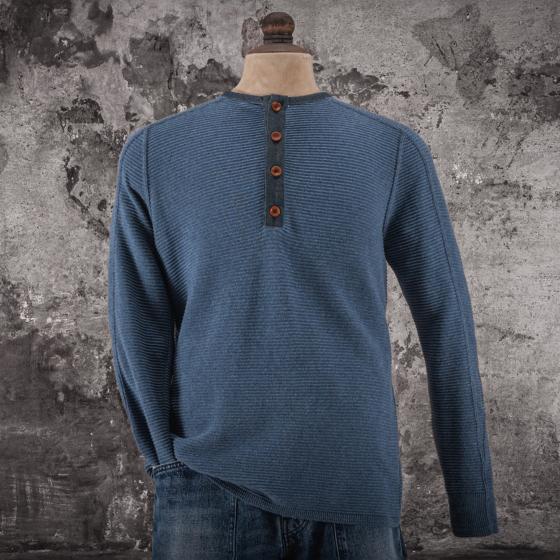 LE THERMAL HENLEY "ALBERT" BLEU AZUR