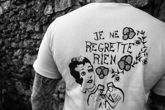 LE TRICOT "JE NE REGRETTE RIEN"