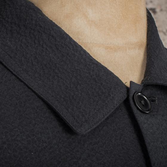 LA CHEMISE CARGO "SEERSUCKER“ BLACK