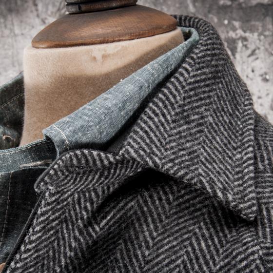 LA SURCHEMISE OLERON - HBT WOOL GREY
