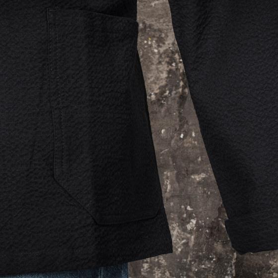 LA VESTE "LE NERVI" SEERSUCKER BLACK
