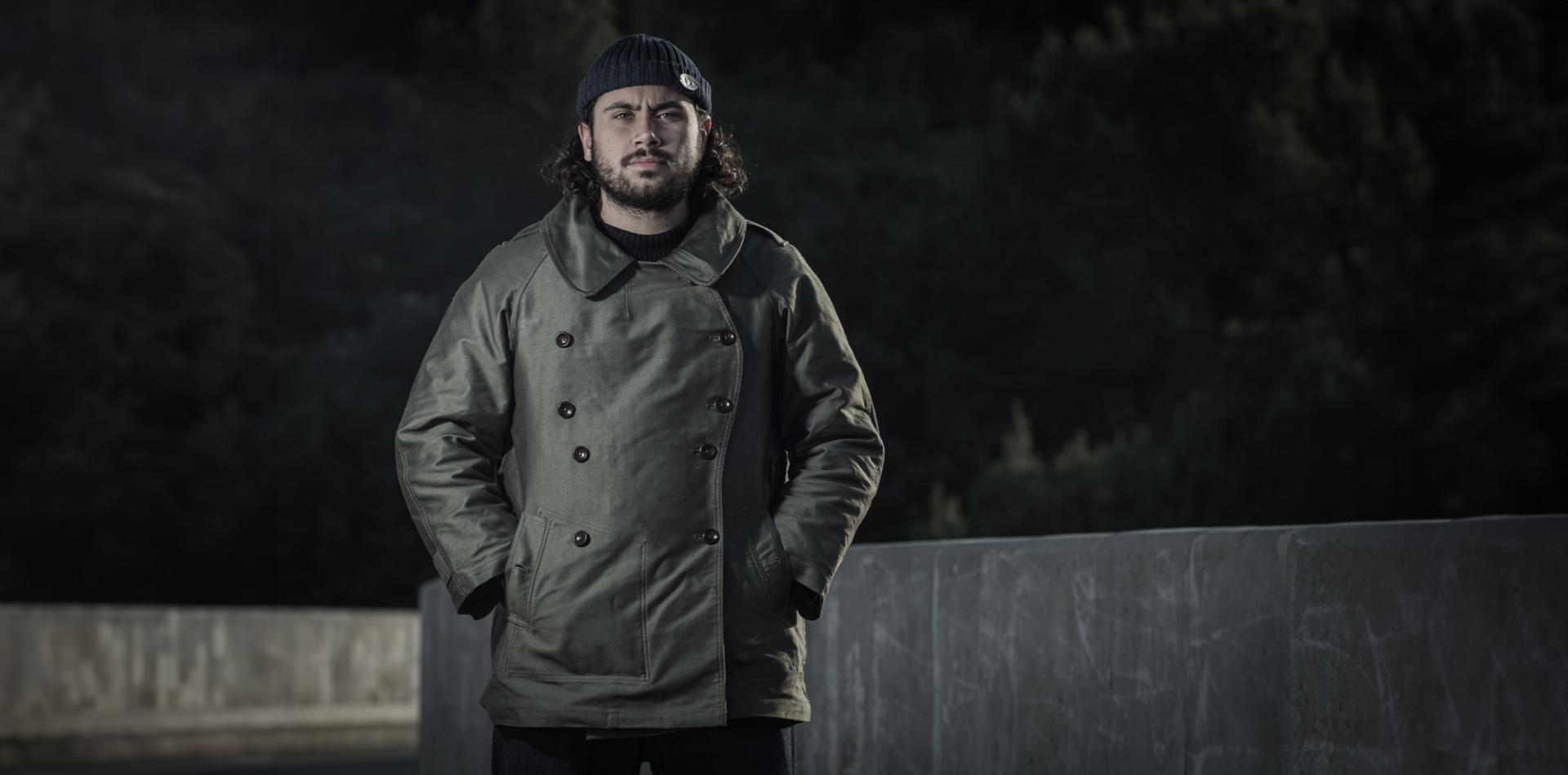 LA VESTE "MODELE M38" MOLESKINE KAKI