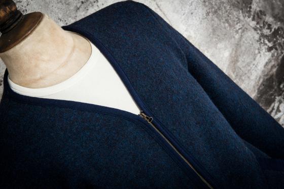LE VESTON SANS COL ANTHRACITE