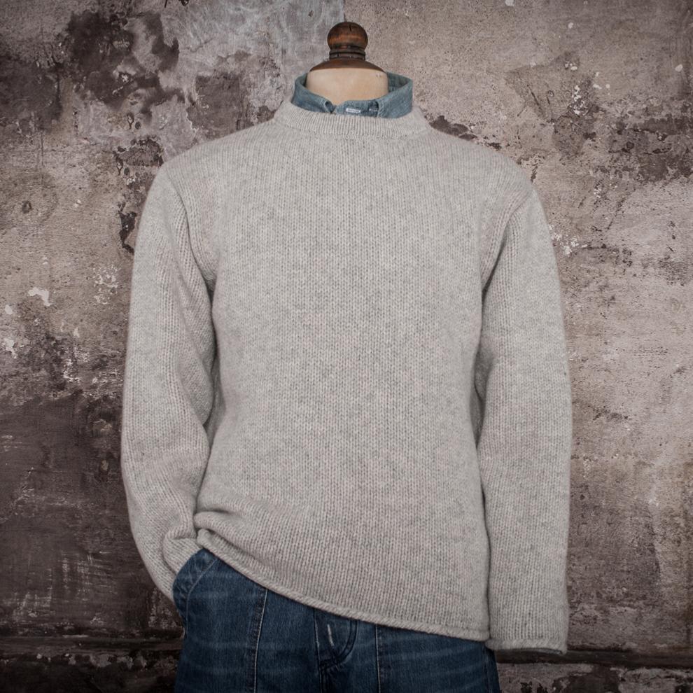 LE PULL "MATAF" GRIS PERLÉ
