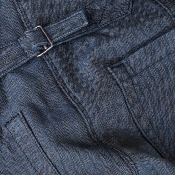 LE PANTALON CARGO - METIS USED BLUE INDIGO