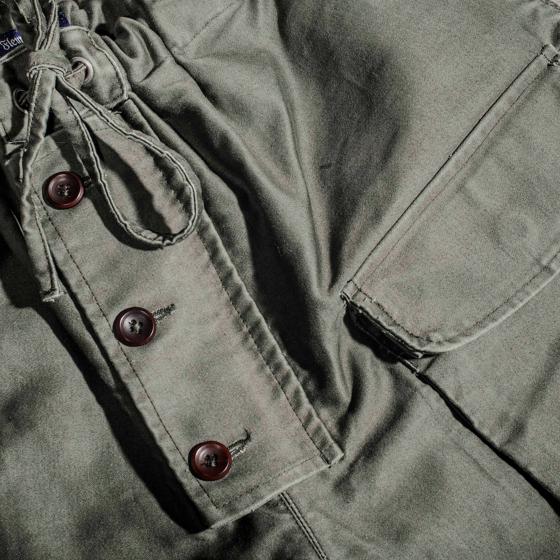 LE PANTALON SUBMARINER - STONED KAKI MOLESKINE