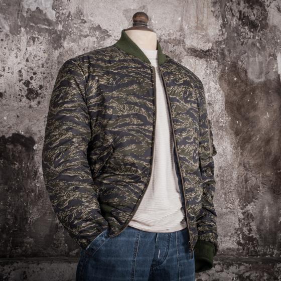 LE "BOMBERS" MA-1 TIGER STRIPE