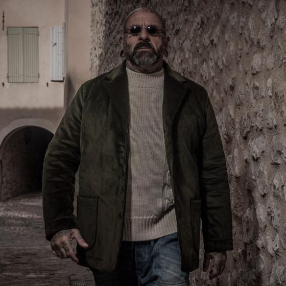 LE BLAZER "ANATOLE" VELOURS KAKI