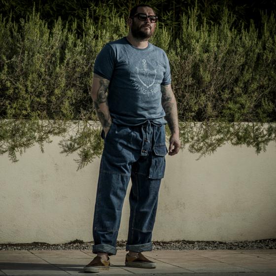 LE PANTALON SUBMARINER - WASHED DENIM