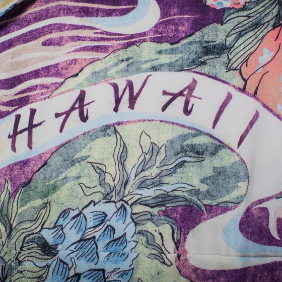 LA CHEMISE HAWAIENNE "SURFERS COCO" - VIOLET