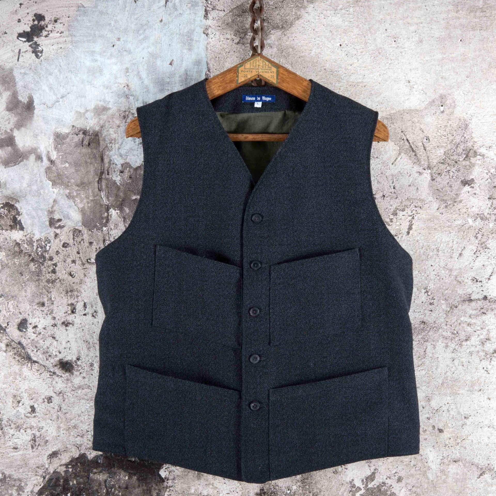 LE GILET "LE MILORD" CHARCOAL