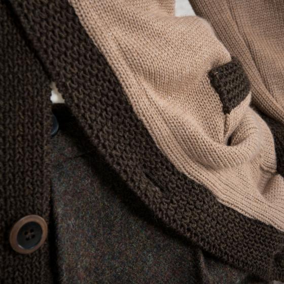LE CARDIGAN "P'TIT LOUIS" BI-TON