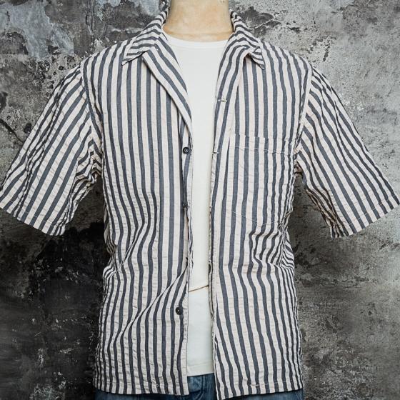 LA CHEMISETTE 50's - NATURAL/ BLACK STRIPED