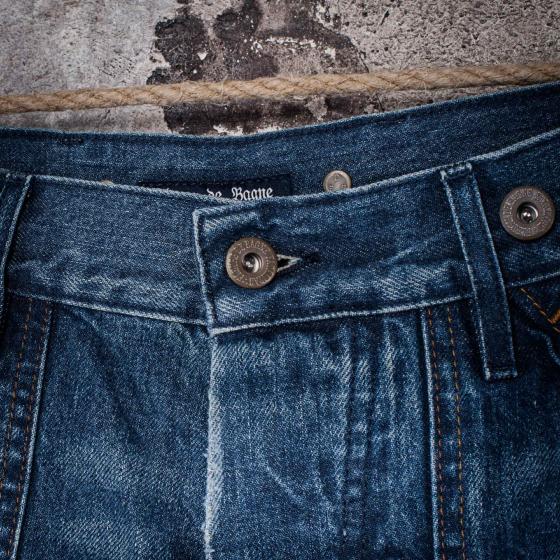 LE DENIM CARGO SELVEDGE "HEAVY USED"