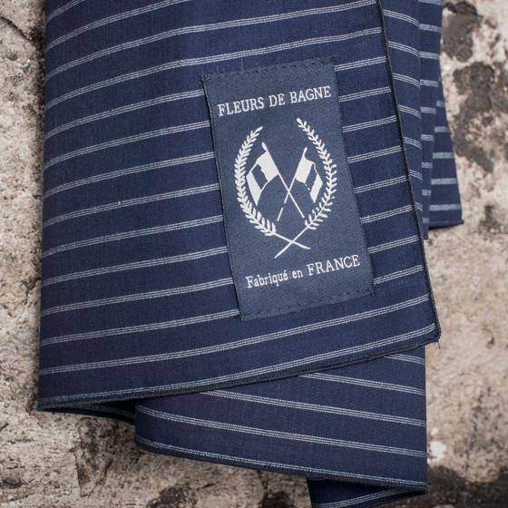 LE FOULARD "INDIGO STICHED"