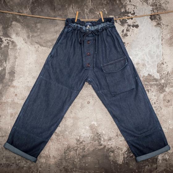 LE PANTALON SUBMARINER - WASHED DENIM