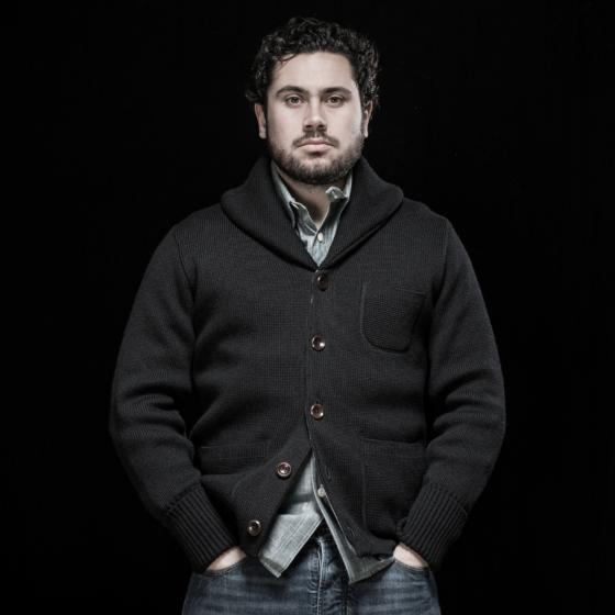 LE CARDIGAN "L'ENFANT DU MALHEUR" NOIR