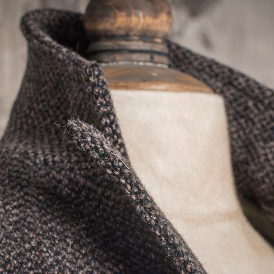 LE "PARDESSUS" CHINÉ CHOCOLAT