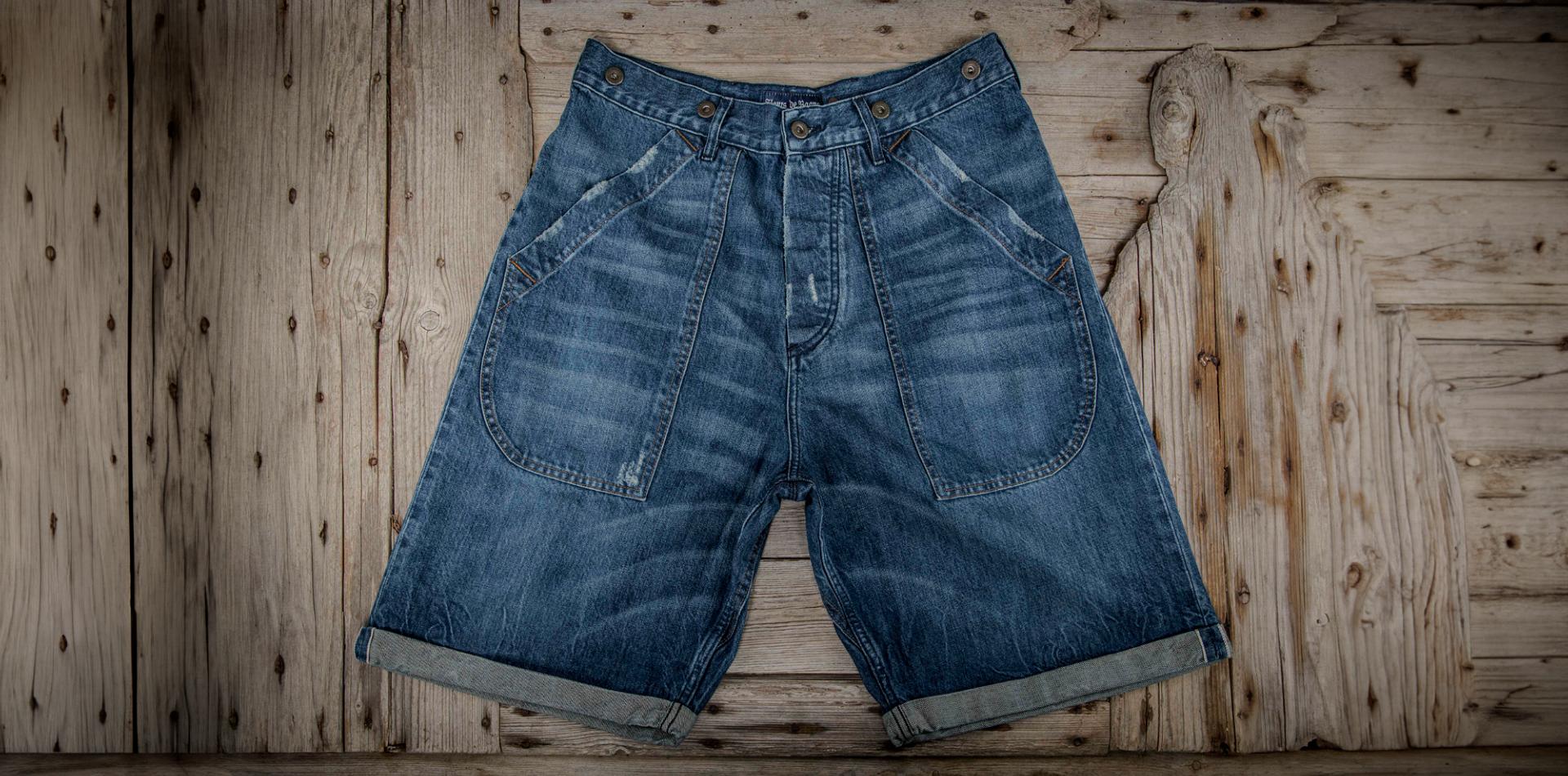 LE SHORT "DENIM CARGO HEAVY USED"