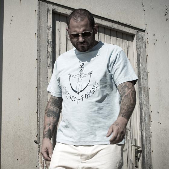 LE TRICOT "MATAFS ET FORÇATS" LIGHT BLUE