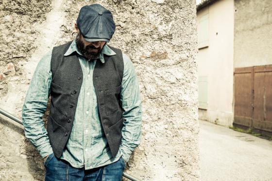 LE GILET "LE MILORD" CHARCOAL