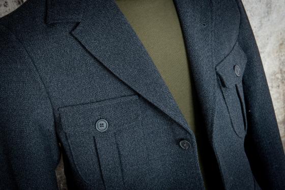 LE BLAZER "LE MILORD" CHARCOAL