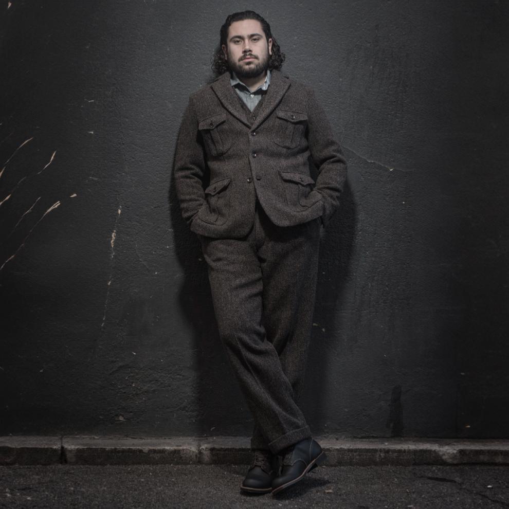 LE PANTALON MILORD - CHINÉ CHOCOLAT