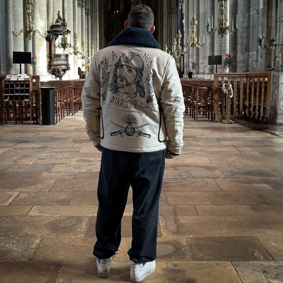 LE BLOUSON DISCIPLINE « A Nos Martyrs »