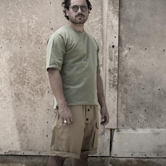 L’ÉCORCHÉ MANCHES COURTES - KAKI