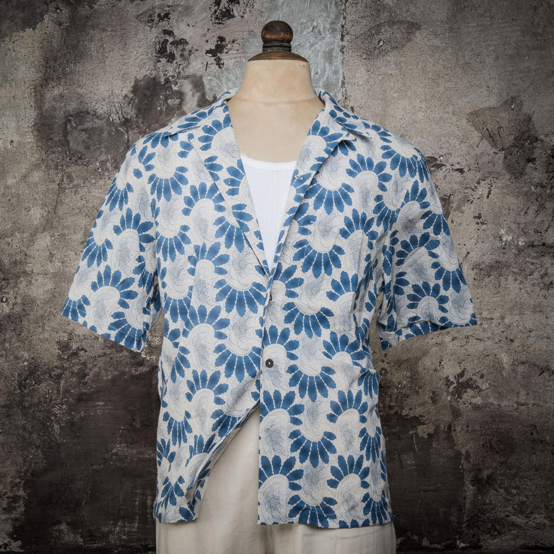 LA CHEMISE HAWAIENNE "JAPANESE STAMP"