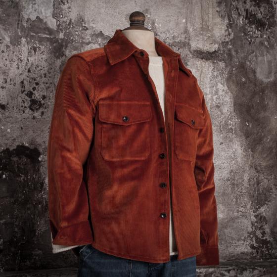 LA SURCHEMISE "BAROUDEUR" VELOURS CINNAMON