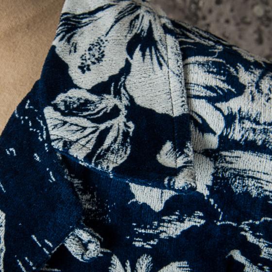 INDIGO SPONGE SHIRT "BEACH"