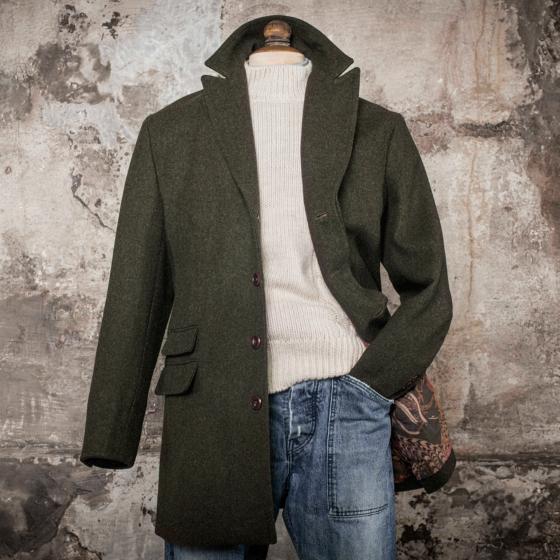 LE PARDESSUS EN LAINE - KAKI