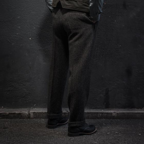 LE PANTALON MILORD - CHINÉ CHOCOLAT