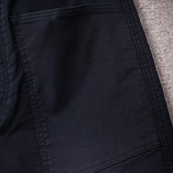 LE PANTALON "PENITENCIER" MOLESKINE NOIR