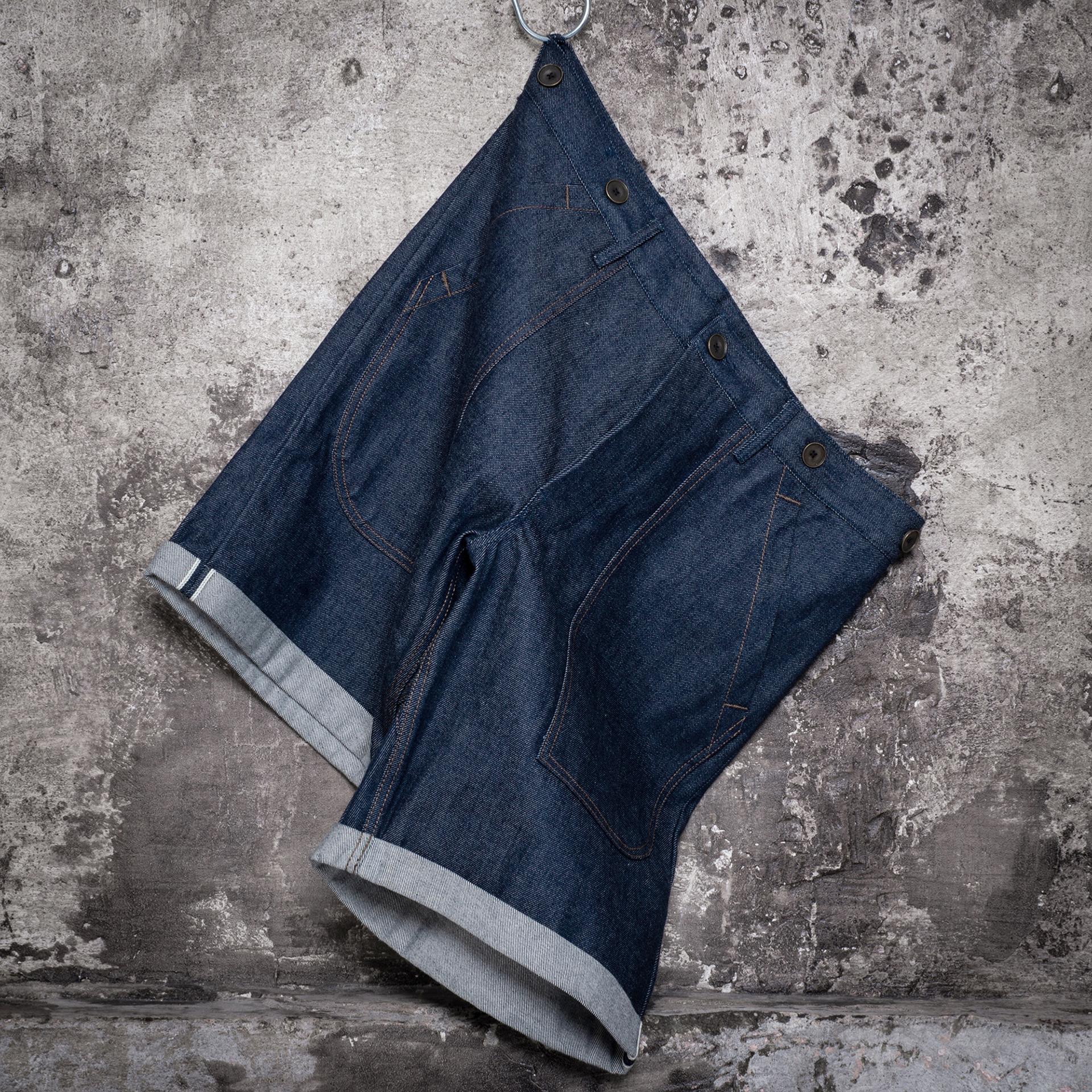 LE SHORT "DENIM CARGO SELVEDGE"