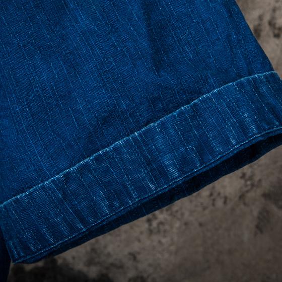 LA CHEMISETTE "CUBA 2 POCHES" - USED INDIGO